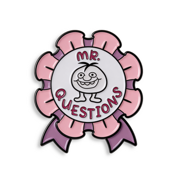 Mr. Questions Enamel Pin