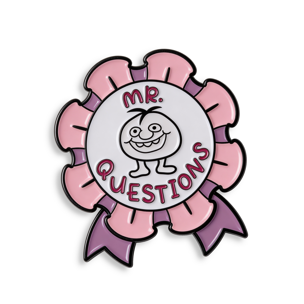 Mr. Questions Enamel Pin