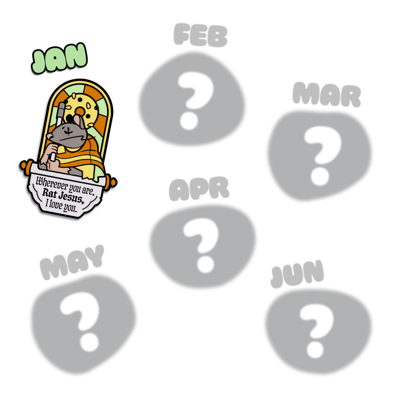 2025 Pin of the Month Bundle (Jan - June)