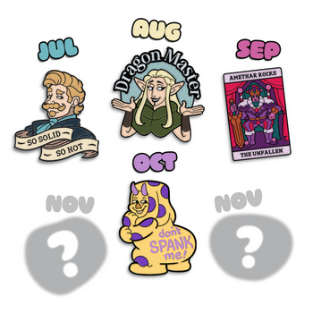 2025 Pin of the Month Bundle (Jul - Nov)