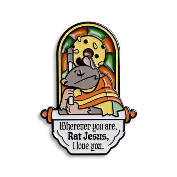 Pin of the Month January '25 - Rat Jesus