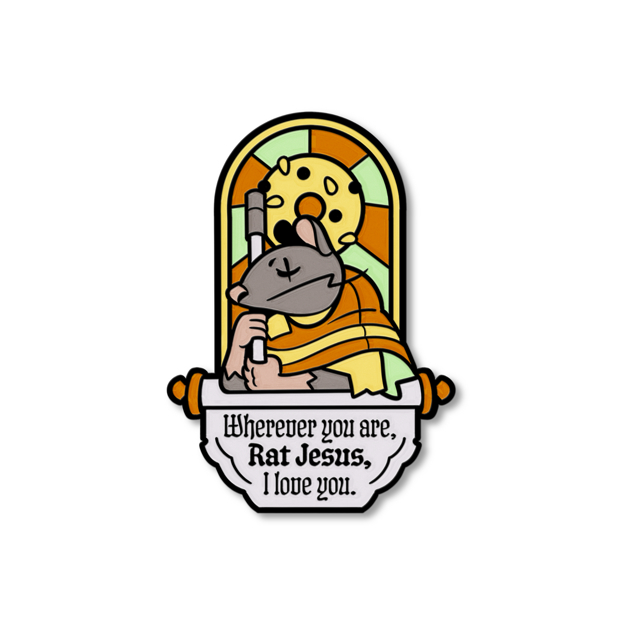 Pin of the Month January '25 - Rat Jesus