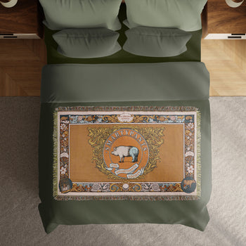 Smartypants Woven Throw Blanket