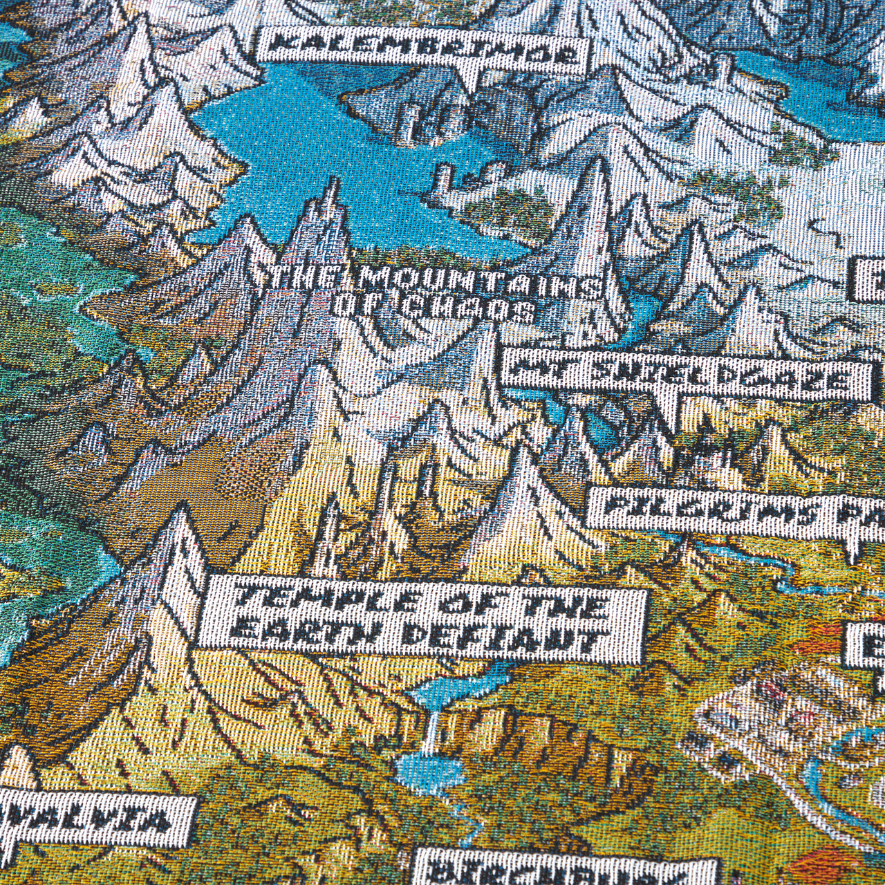 Spyre Map Woven Blanket