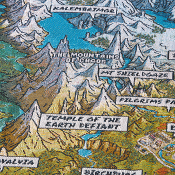 Spyre Map Woven Blanket