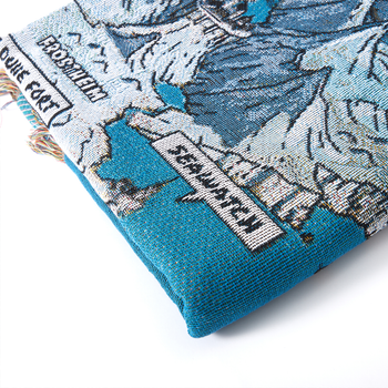Spyre Map Woven Blanket