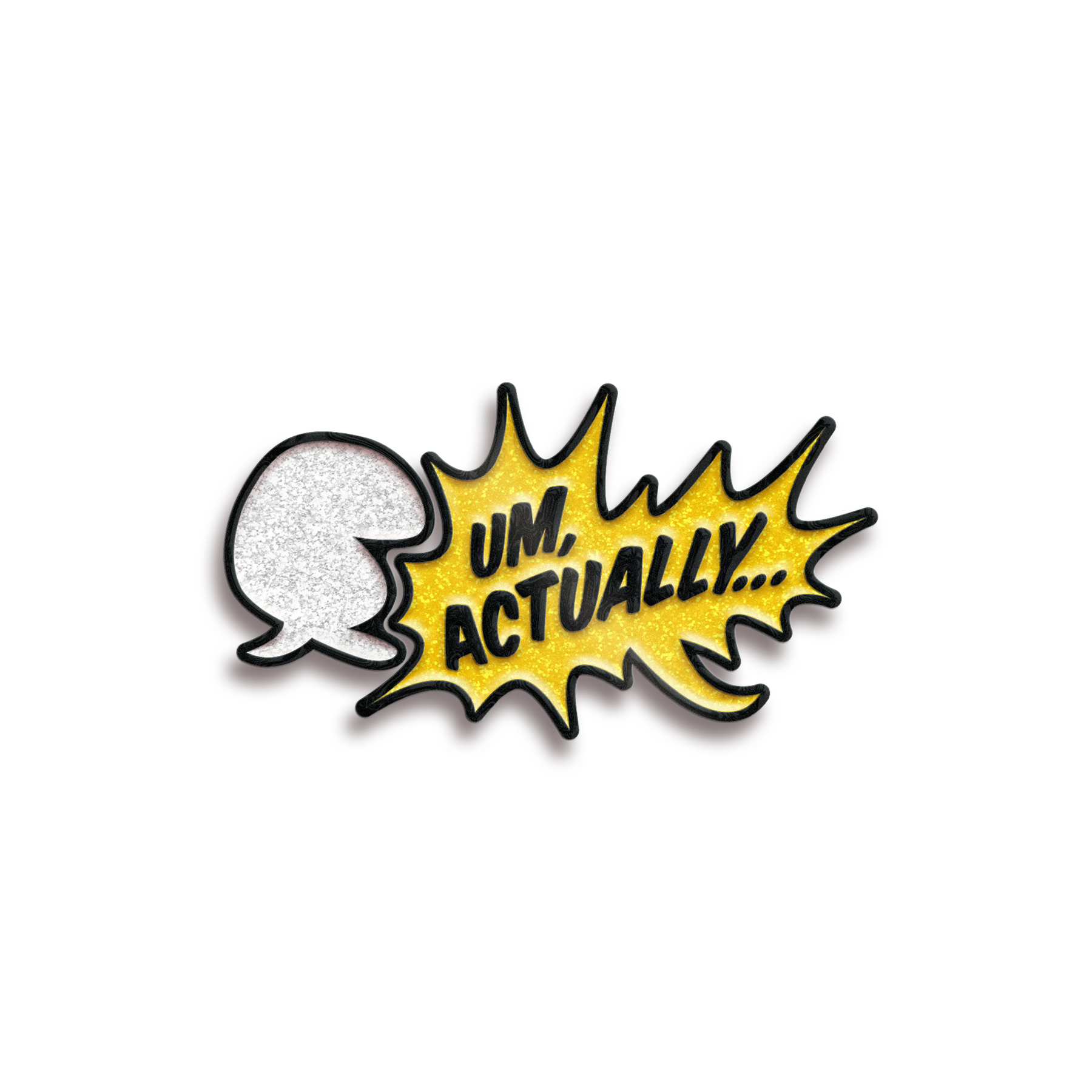 Um, Actually Logo 2-Pin Set – Dropout Store