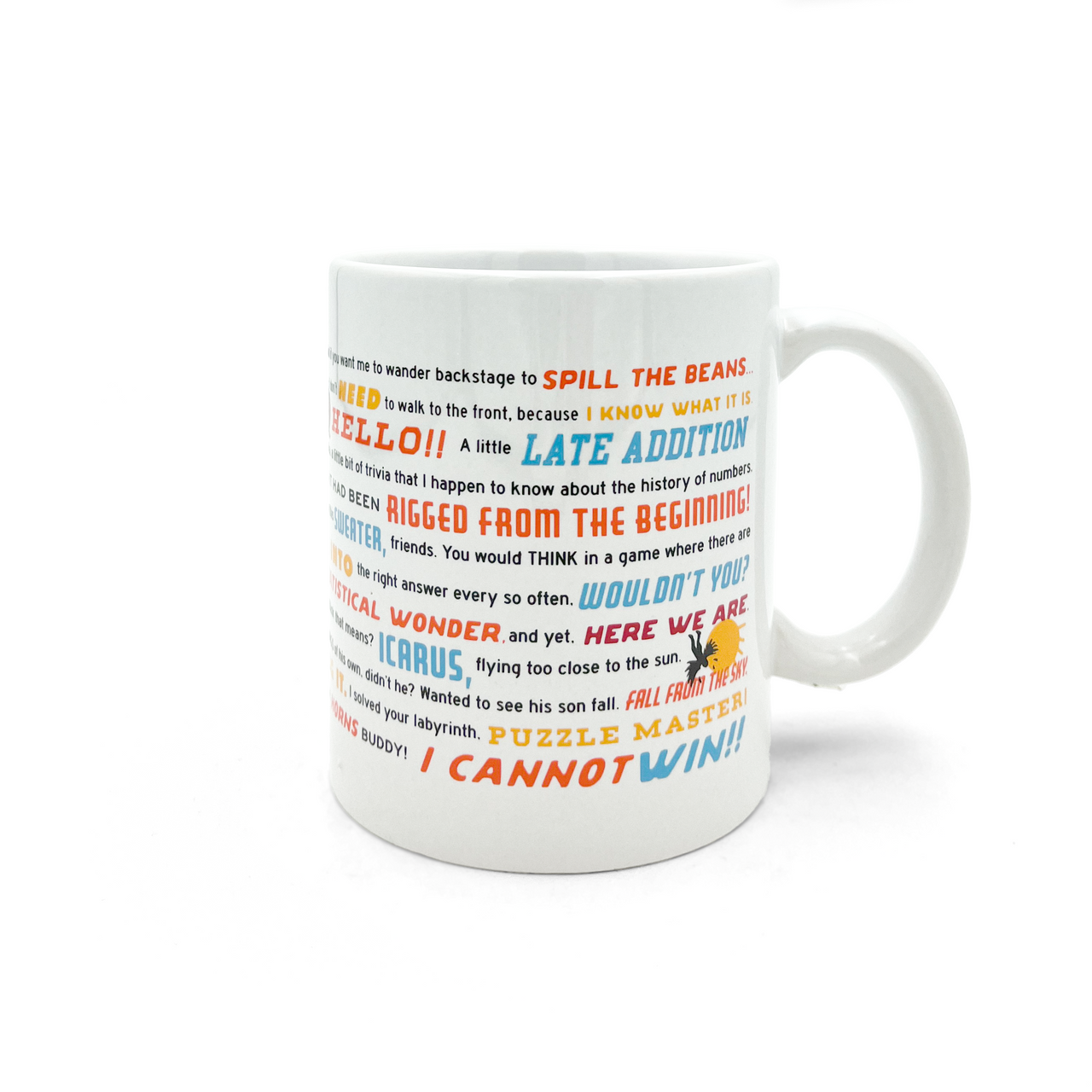 Game Changer Yes or No Monologue Mug
