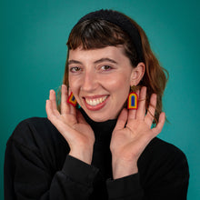 Load image into Gallery viewer, Game Changer Podium Earrings
