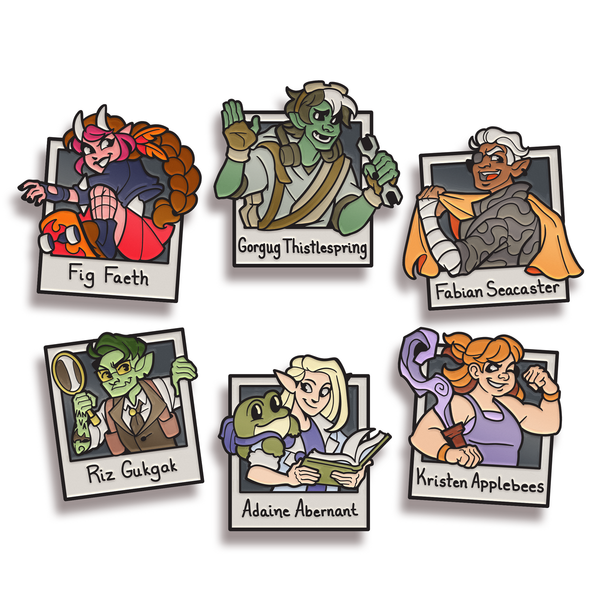 Fantasy High Junior Year Pin Set - Dropout Store