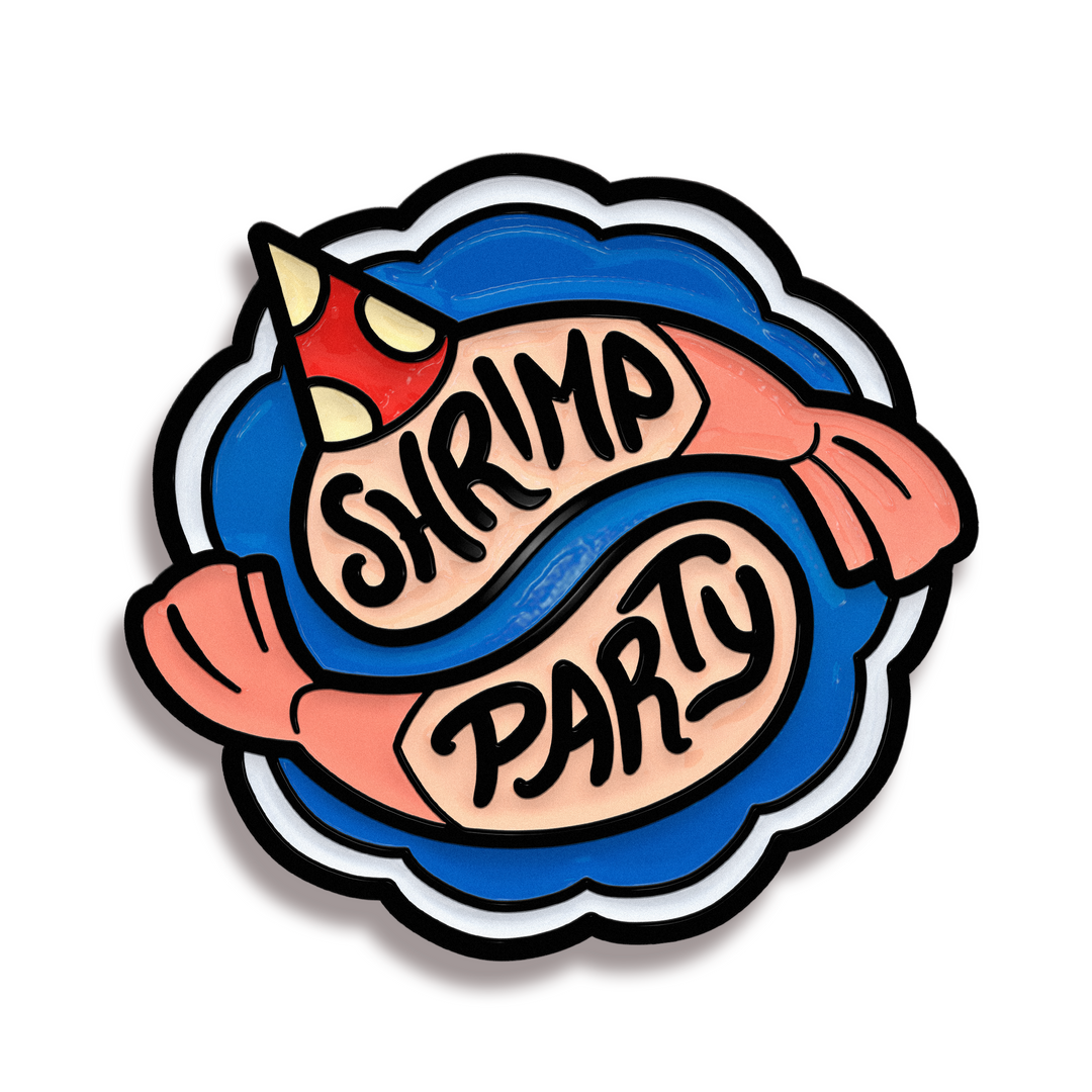 Pin Of The Month March - Shrimp Party