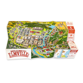 Welcome To Elmville Folding Map