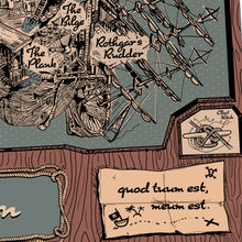 Load image into Gallery viewer, Dimension 20 Pirates of Leviathan Map Poster
